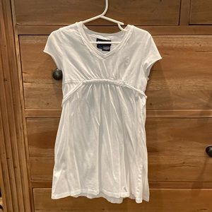 White Ralph Lauren summer dress.  With ties to adjust the width.